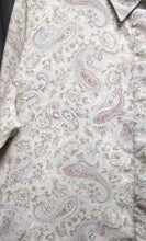 Load image into Gallery viewer, Alfred Dunner - Rose Beige Paisley &amp; Floral Hidden Button Placket Shirt - Size 12