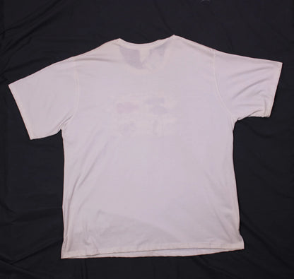 Bobbie Brooks - Vintage - White Marine Life Embroidered T-Shirt - Size 22W / 24W