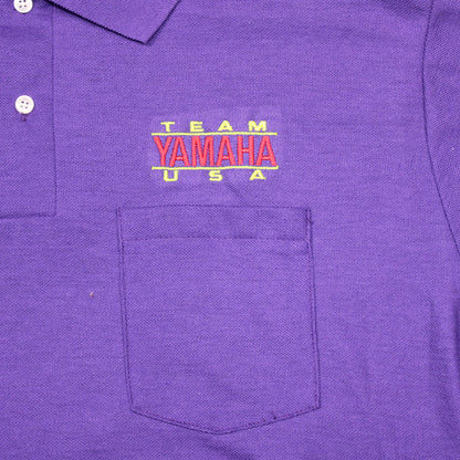 Swingster Team Yamaha USA - Vintage - Purple Polo Shirt - Size XL