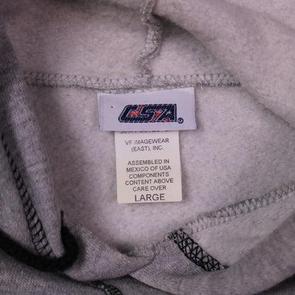 CSA - Vintage Y2K - Light Gray Oakland Raiders Hoodie - Size L