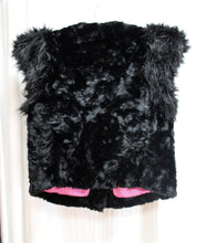 Load image into Gallery viewer, Neiman Marcus, Skaist Taylor for Target - Black Faux Fur Vest - Size M