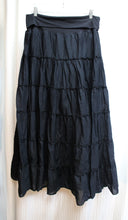 Load image into Gallery viewer, Style &amp; Co. - Black Full Tiered Peasant Skirt - Size M