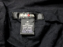 Load image into Gallery viewer, Style &amp; Co. - Black Full Tiered Peasant Skirt - Size M