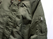 Load image into Gallery viewer, Men&#39;s - Obey no 89 - Army Green Hooded Flight/Bomber Jacket - Size S