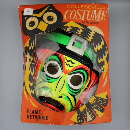 Ben Cooper Witch Woolworths - Vintage - Halloween Mask & Box Only