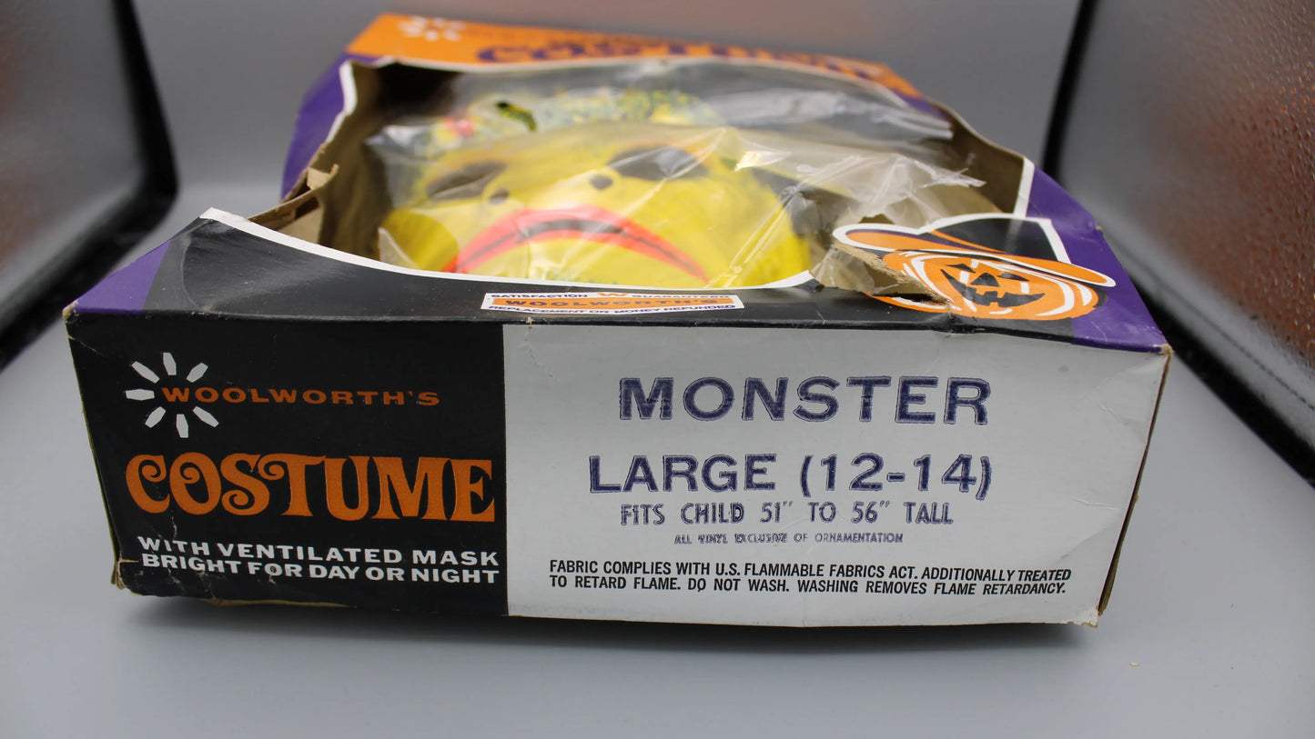 Ben Cooper Frankenstein Woolworths - Vintage - Halloween Mask & Box Only
