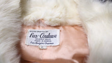 Load image into Gallery viewer, Vintage - Fur Couture, Beverly Hills - Cream French Rabbit Fur Coat w/ Tie Belt - See Measurements 19&quot; Chest (pit to pit)
