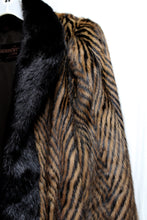 Load image into Gallery viewer, Vintage - Herbert&#39;s Furs, San Francisco - Chevron Stripe Mink Fur Coat - See Measurements 19&quot; Chest (pit to pit)
