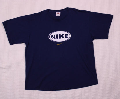 Nike - Vintage - Navy Graphic T-shirt - Size XL