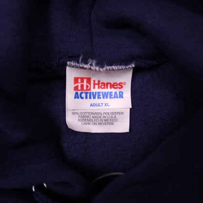 Hanes Activewear - Vintage - Navy "Wicked" Graphic Hoodie- Size XL