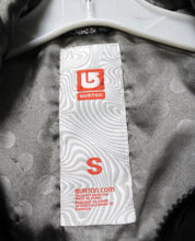 Load image into Gallery viewer, Men&#39;s - Burton - Hooded Charcoal  Pinstripe Snowboarding Coat - Size S