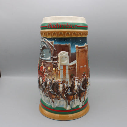 Ceramarte in Brazil - Vintage - 1997 Budweiser Holiday Stein