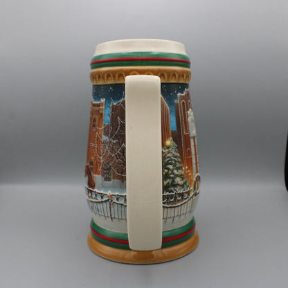 Ceramarte in Brazil - Vintage - 1997 Budweiser Holiday Stein