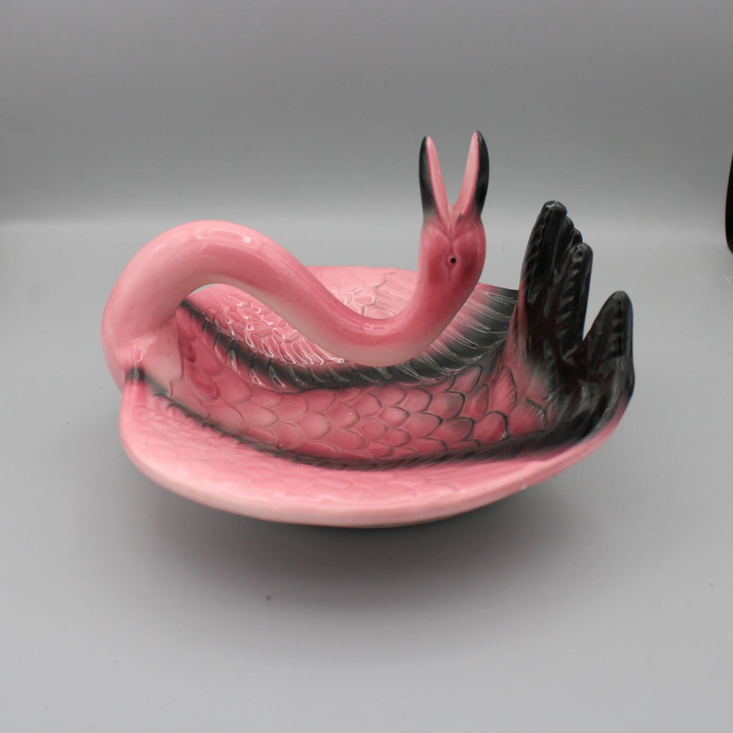 Sarsaparilla Deco Designs - Vintage -  "973" Pink Flamingo Ash Tray