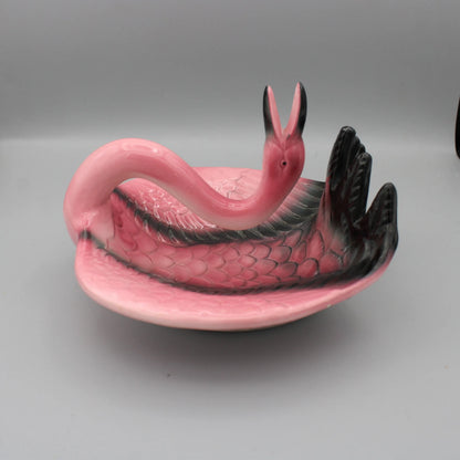 Sarsaparilla Deco Designs - Vintage -  "973" Pink Flamingo Ash Tray
