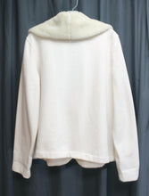 Load image into Gallery viewer, Lauren Ralph Lauren - Cozy Vanilla Fleece Jacket w/ Large Sherpa Collar - Size L