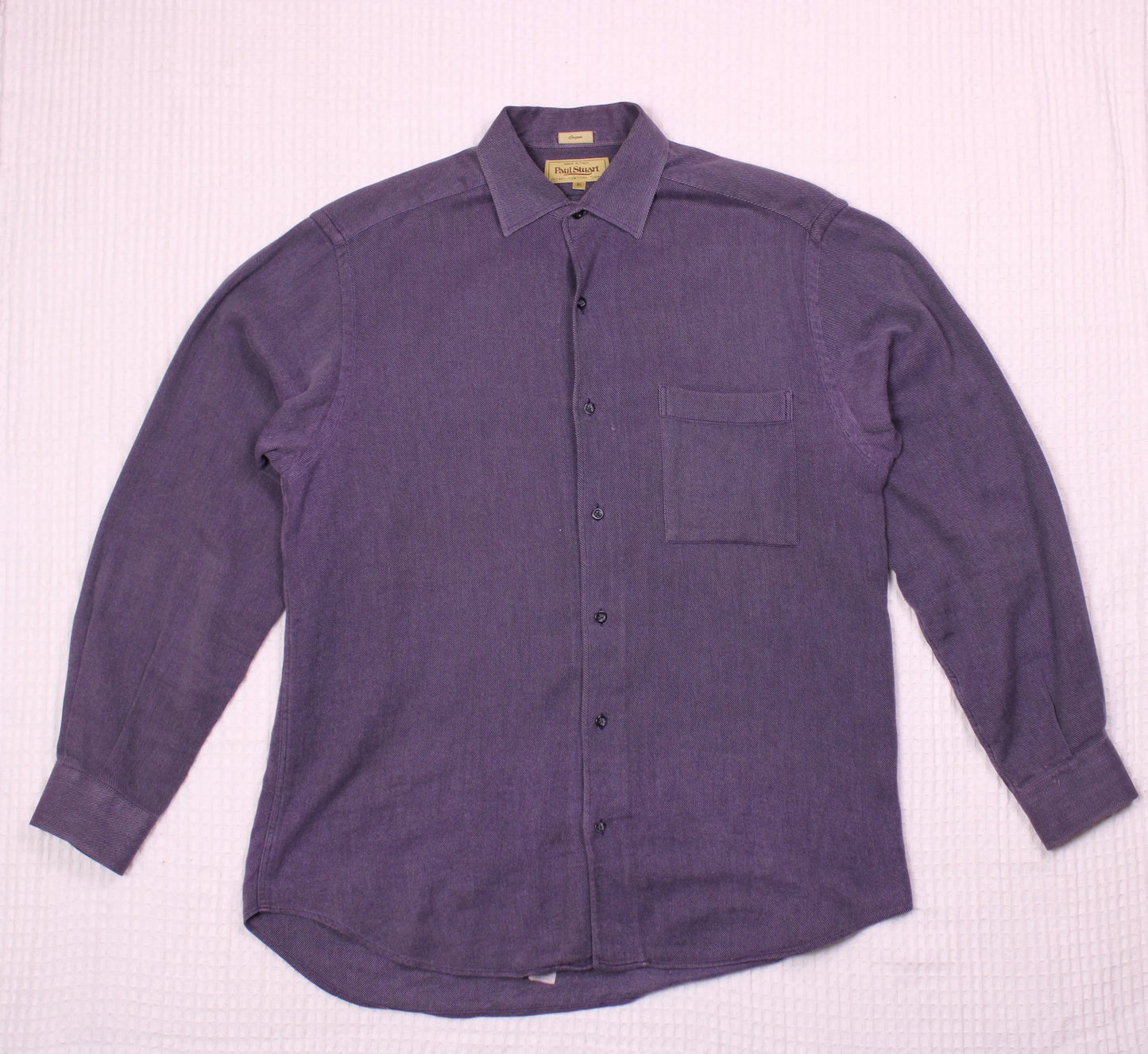 Paul Stuart - Vintage - Subtle Purple Long Sleeve Button-Up Shirt - Size XL
