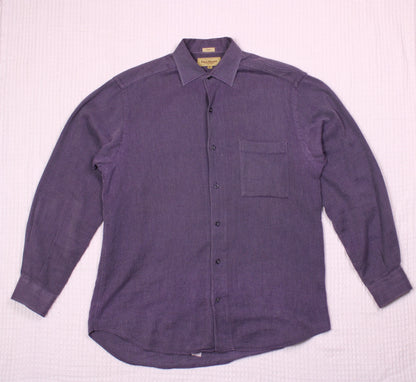 Paul Stuart - Vintage - Subtle Purple Long Sleeve Button-Up Shirt - Size XL