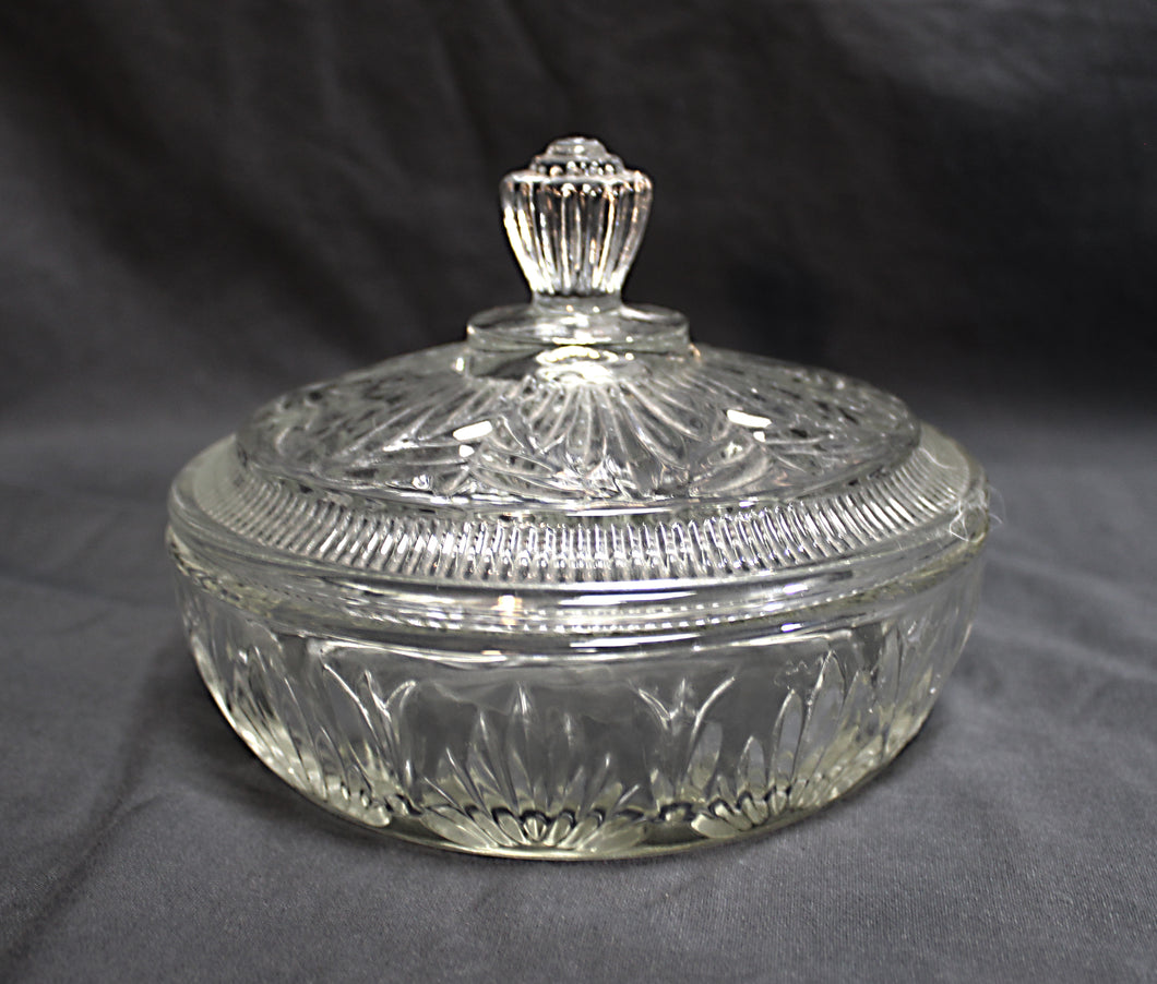 Vintage Avon - Glass Candy/Trinket Dish w/ Lid