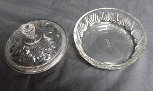 Vintage Avon - Glass Candy/Trinket Dish w/ Lid