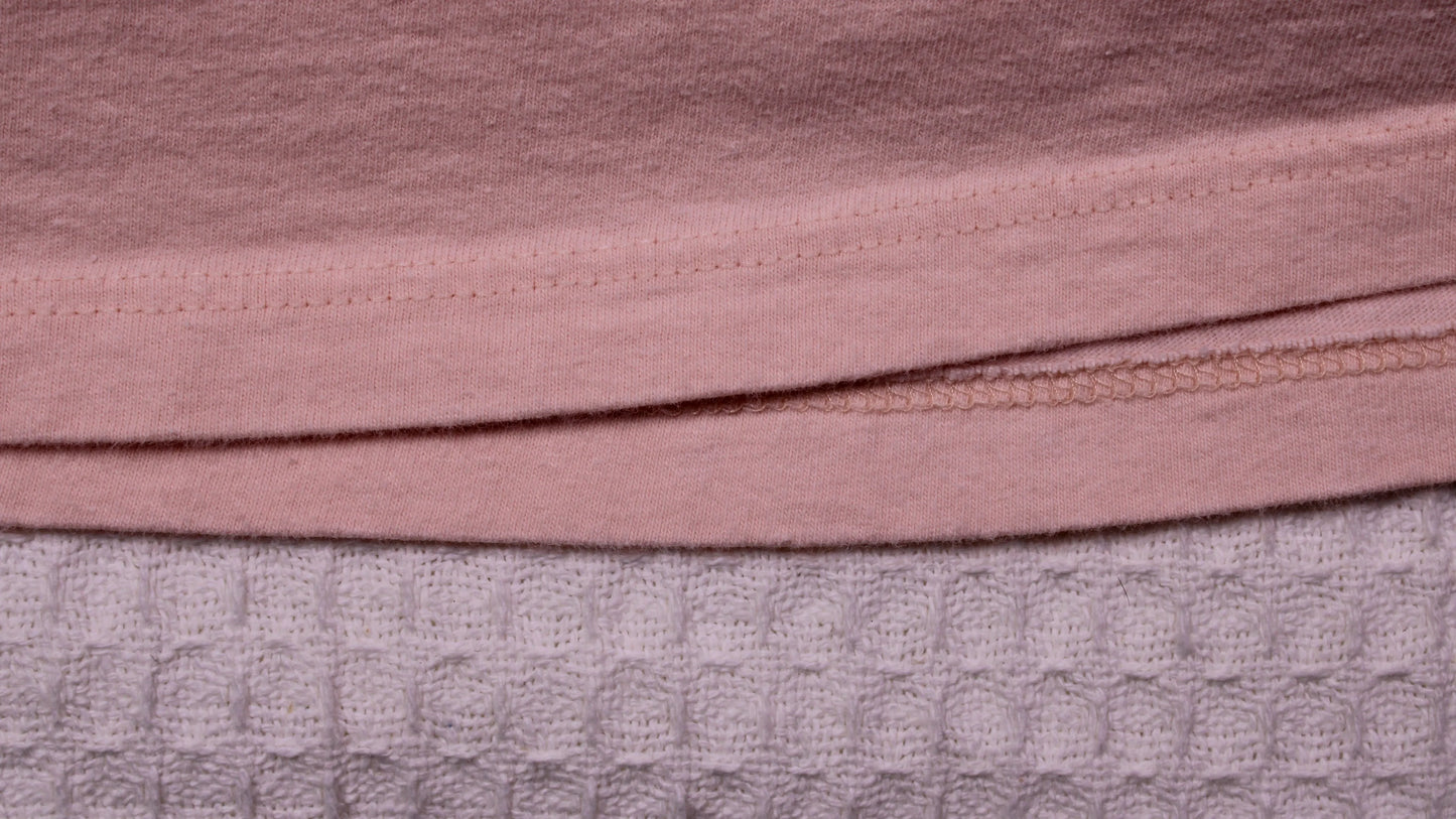 Mervyns - Vintage - Soft Pink Blank Pocket T-Shirt - Size XL
