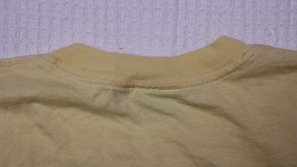 Sideout - Vintage Y2K - Yellow Graphic T-Shirt - Size XL