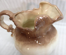 Load image into Gallery viewer, Vintage 1975 - Arnels Taupe to Cream Gradient Glazed Ceramic Pitcher