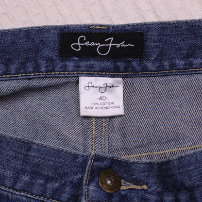Sean John - Vintage Y2K- Embroidered Denim Jeans - Size 40