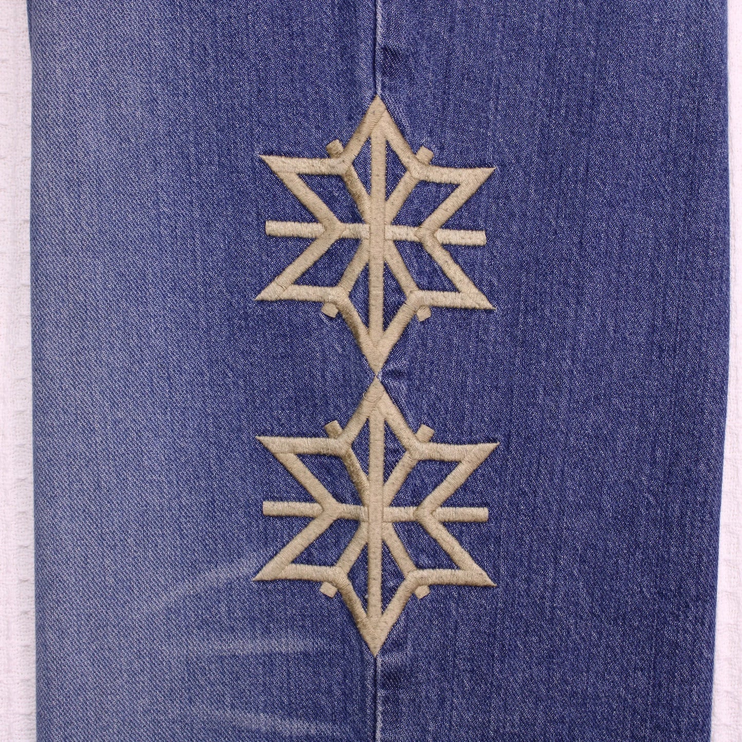 Sean John - Vintage Y2K- Embroidered Denim Jeans - Size 40