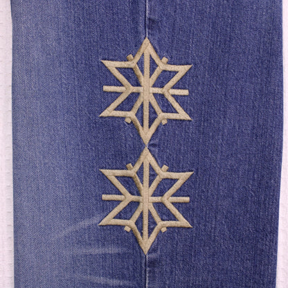 Sean John - Vintage Y2K- Embroidered Denim Jeans - Size 40