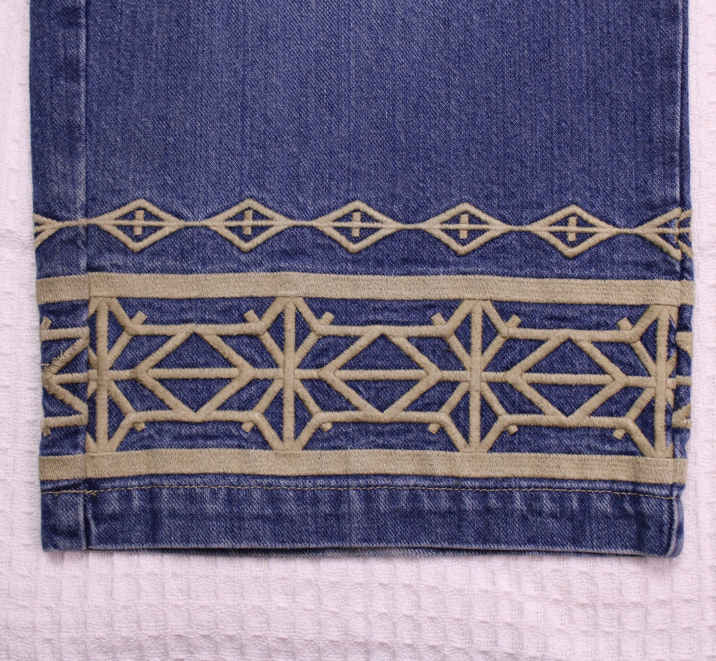 Sean John - Vintage Y2K- Embroidered Denim Jeans - Size 40