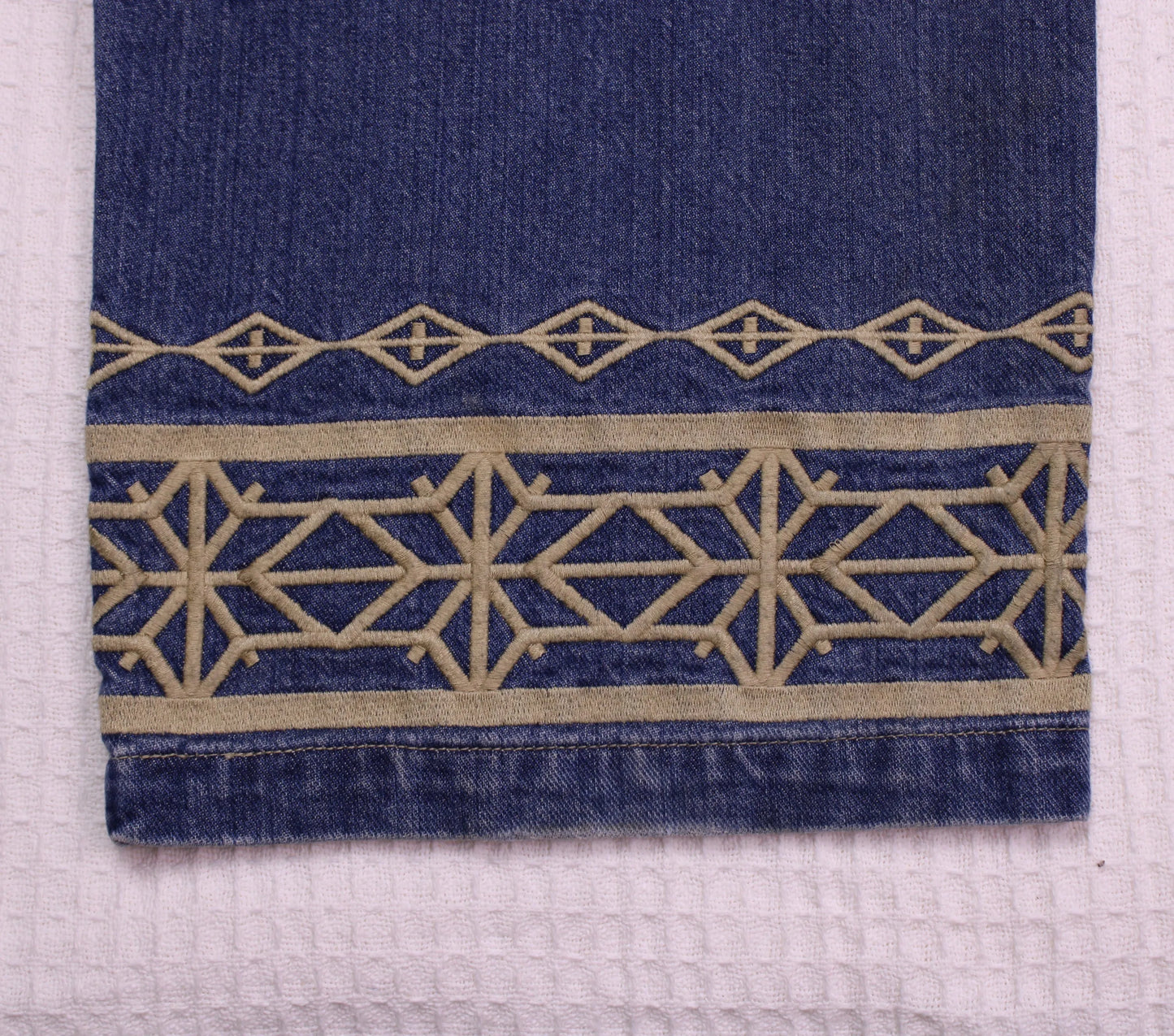 Sean John - Vintage Y2K- Embroidered Denim Jeans - Size 40