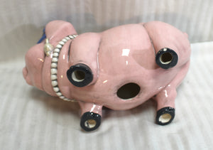Decorative Ceramic Pig 11.5"x8"h
