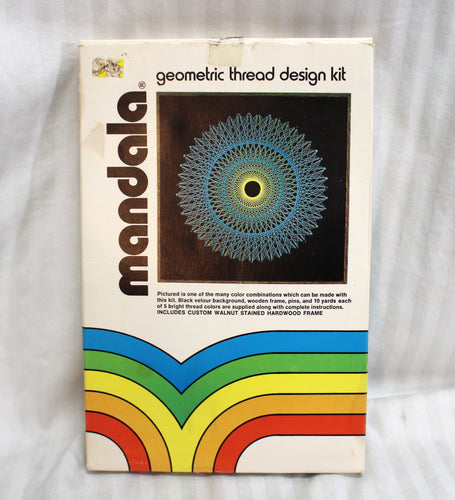 Vintage 1974 - Mandala Geometric Thread Design Kit - Open Door Enterprises