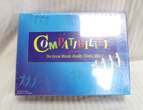 Vintage 1996 - Compatibility, Do Great Minds Really Think Alike - Boardgame (in Shrink-wrap)