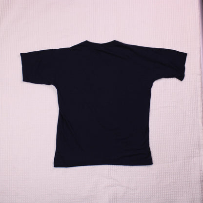 Parthenon - Navy & Gold Souvenir Embroidered T-Shirt - Size L