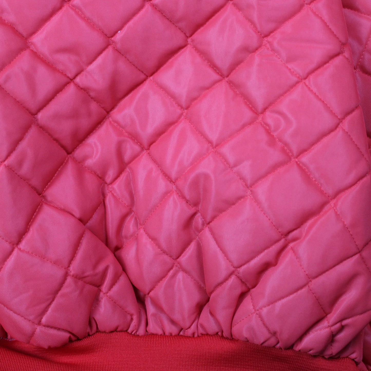 King Louie - Vintage - Red & White "Advanced Automotive" Satin Bomber Jacket - Size 40/42