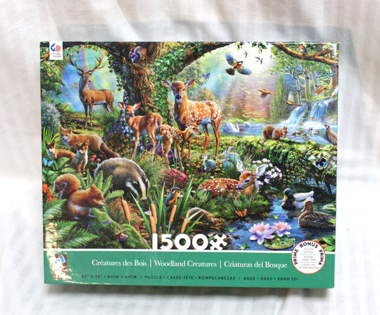 Ceaco - "Woodland Creatures" 1500 PC Puzzle 32"x24"