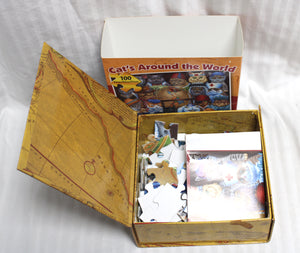 Dowdle -"Cat's Around the World" - 100 PC Large PC Puzzle