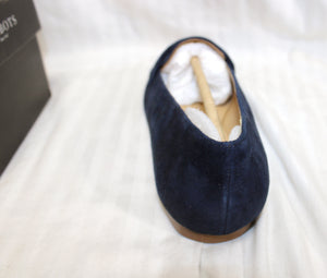Women's - Talbots - Indigo Blue "Stella Twist" Suede Loafers - Size 7.5 (Unworn in Box)