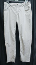 Load image into Gallery viewer, Carve - Cool Toned Light Gray, Corduroy Raw Hem Pants - Size 12
