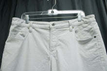 Load image into Gallery viewer, Carve - Cool Toned Light Gray, Corduroy Raw Hem Pants - Size 12