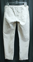Load image into Gallery viewer, Carve - Cool Toned Light Gray, Corduroy Raw Hem Pants - Size 12