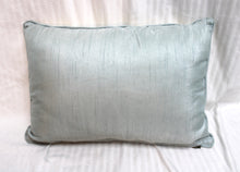 Load image into Gallery viewer, Pier 1 Imports - Coastal / Beach - Watercolor Crab w/ Embroidery &amp; Beading Crab Throw Pillow 19&quot;x13&quot;