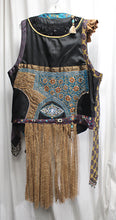 Load image into Gallery viewer, Unique - One of a Kind Art to Wear, Heavily Embroidered, Beaded Embellished Vest - Approx XL 25&quot; Chest (pit to pit)