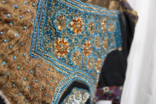 Load image into Gallery viewer, Unique - One of a Kind Art to Wear, Heavily Embroidered, Beaded Embellished Vest - Approx XL 25&quot; Chest (pit to pit)