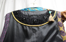 Load image into Gallery viewer, Unique - One of a Kind Art to Wear, Heavily Embroidered, Beaded Embellished Vest - Approx XL 25&quot; Chest (pit to pit)