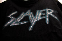 Load image into Gallery viewer, Slayer - Raised Texture w/ Metallic Highlighting, 2 Sided Black T-Shirt - Size S