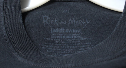 Adult Swim / Rick & Morty - Teddy Rick "I'm a Crime Against Nature" Black T-Shirt - Size 2XL