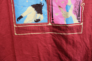 Out of Print - Beauty and the Beast, Gabrielle Suzanne Barbot De Villeneuve  (BOOK) - Brick Red - T Shirt - Size S